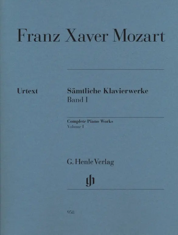 Cover: 9790201809588 | Franz Xaver Mozart - Sämtliche Klavierwerke, Band I. Bd.1 | Mozart