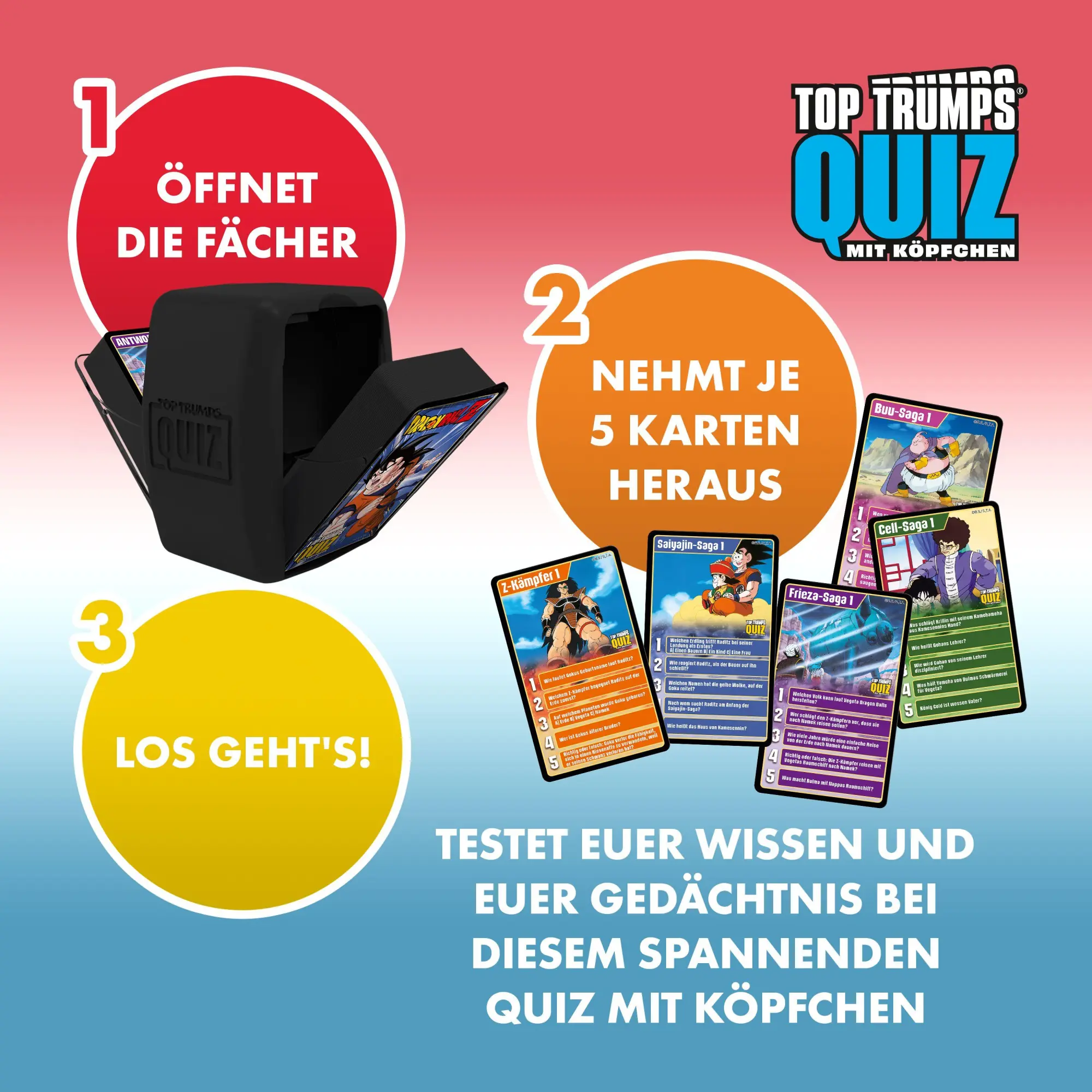Bild: 5036905059688 | Quiz Dragon Ball Z | Spiel | Deutsch | 2026 | Winning Moves