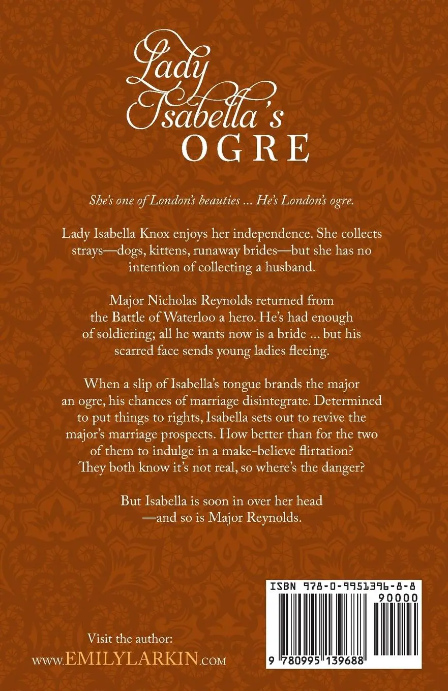 Rückseite: 9780995139688 | Lady Isabella's Ogre | Emily Larkin | Taschenbuch | Englisch | 2020