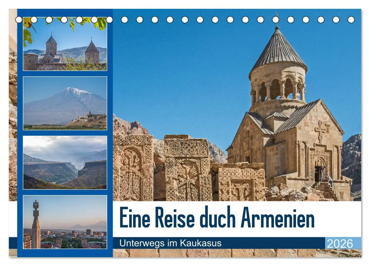 Cover: 9783457719688 | Eine Reise durch Armenien (Tischkalender 2026 DIN A5 quer),...