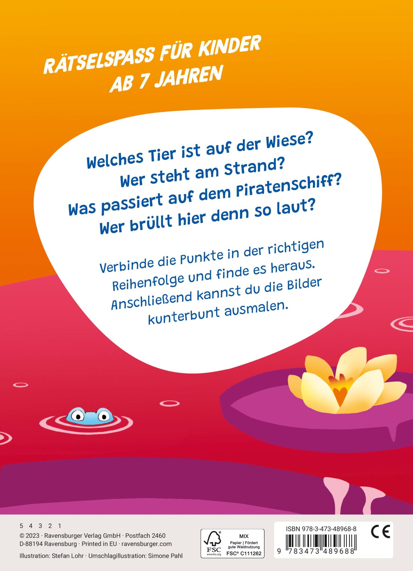 Rückseite: 9783473489688 | Mein dicker Punkt-zu-Punkt-Block | Stefan Lohr | Taschenbuch | 256 S.