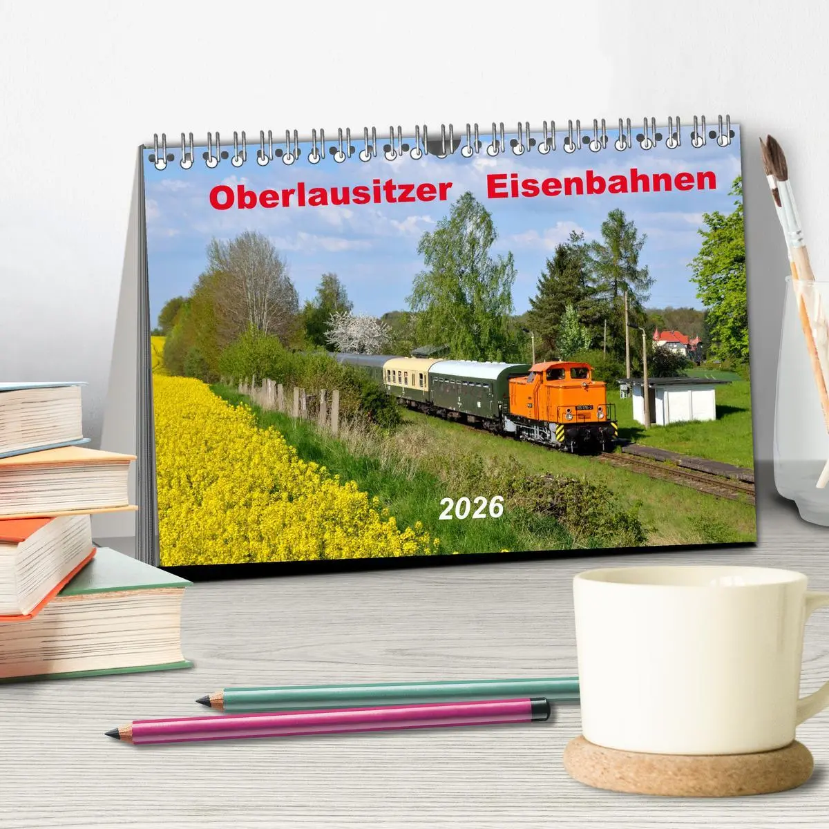 Bild: 9783516049688 | Oberlausitzer Eisenbahnen 2026 (Tischkalender 2026 DIN A5 quer),...