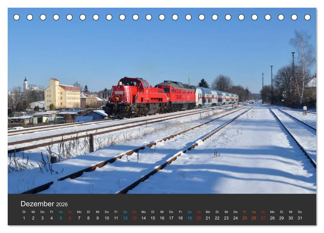 Bild: 9783516049688 | Oberlausitzer Eisenbahnen 2026 (Tischkalender 2026 DIN A5 quer),...