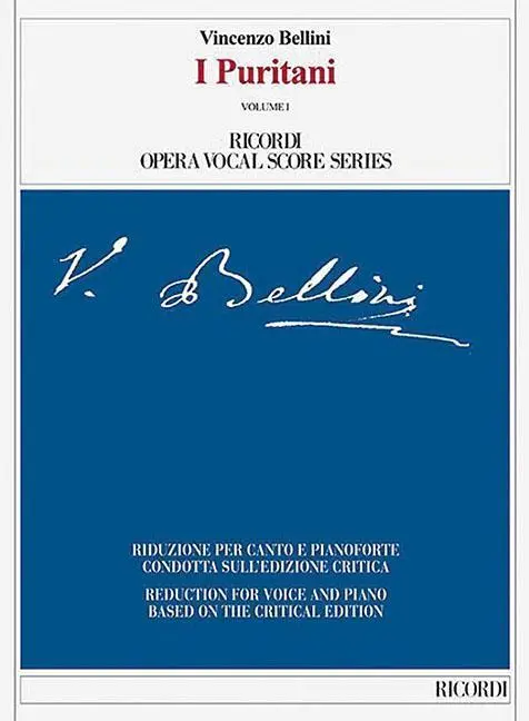 Cover: 9788875929688 | I Puritani | Ricordi Opera Vocal Score Series | Fabrizio Della Seta