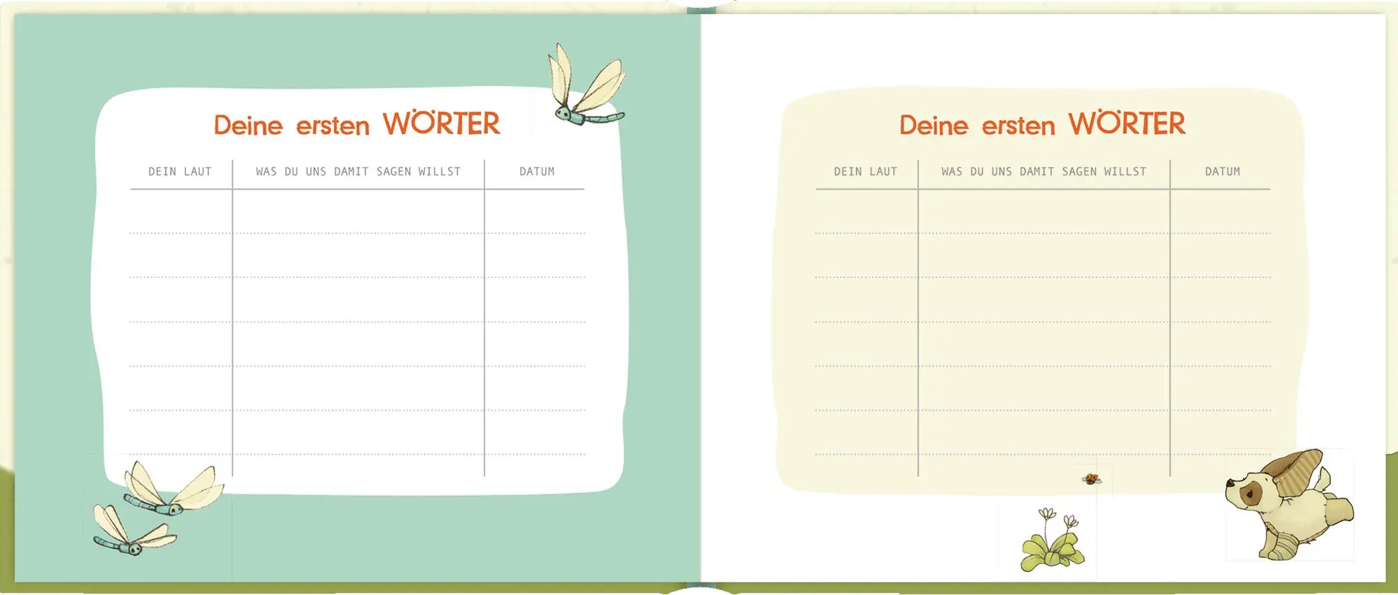 Bild: 4050003959788 | Eintragalbum - Papperlapapp | Meine ersten Wörter | Joëlle Tourlonias