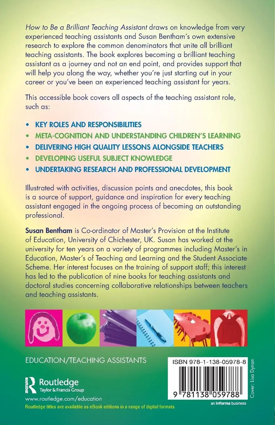 Rückseite: 9781138059788 | How to Be a Brilliant Teaching Assistant | Susan Bentham | Taschenbuch