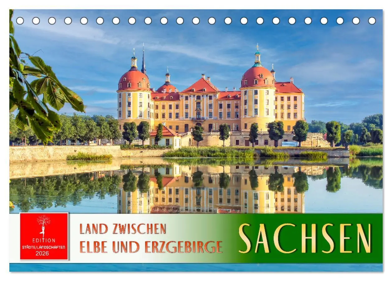 Cover: 9783457259788 | Sachsen - Land zwischen Elbe und Erzgebirge (Tischkalender 2026 DIN...