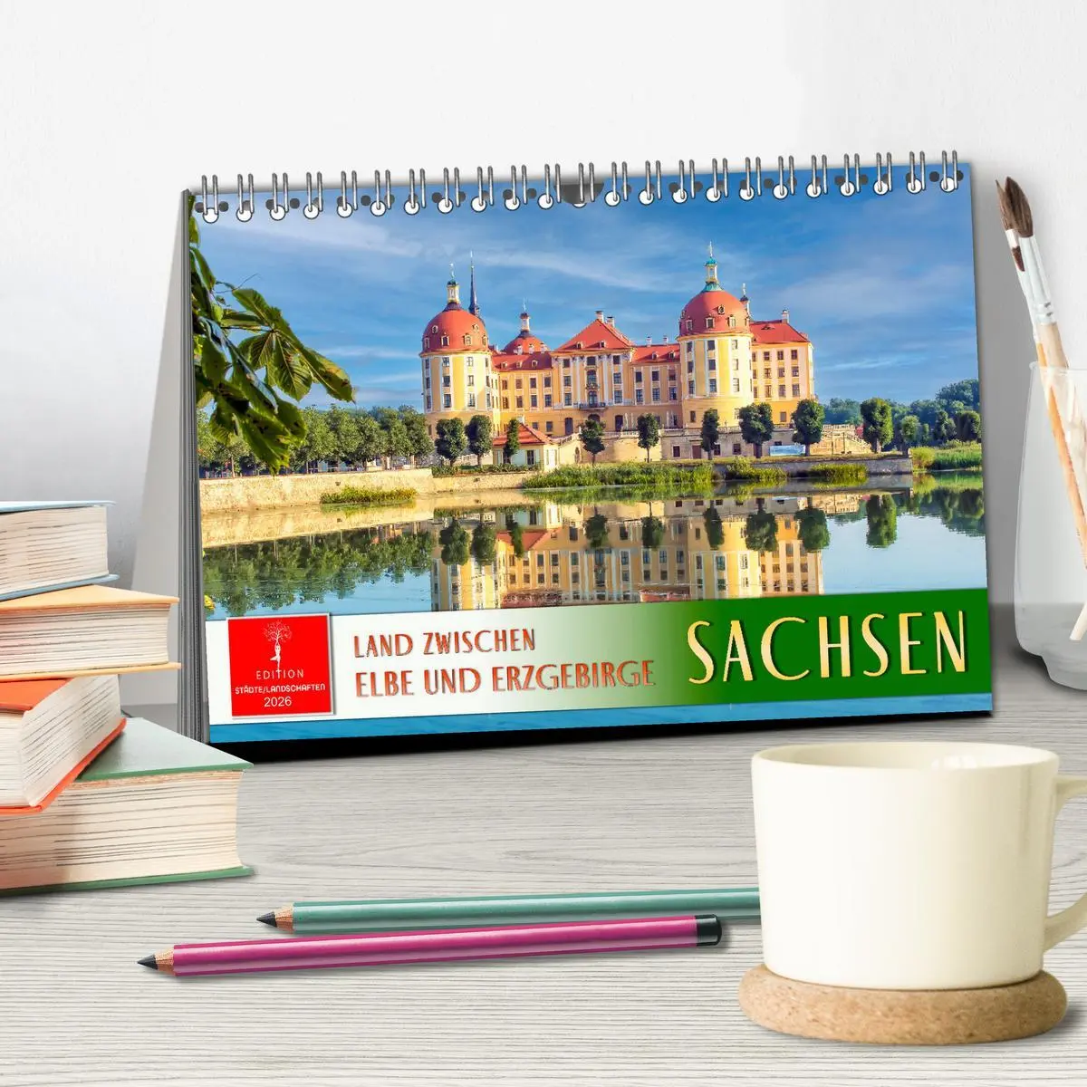Bild: 9783457259788 | Sachsen - Land zwischen Elbe und Erzgebirge (Tischkalender 2026 DIN...