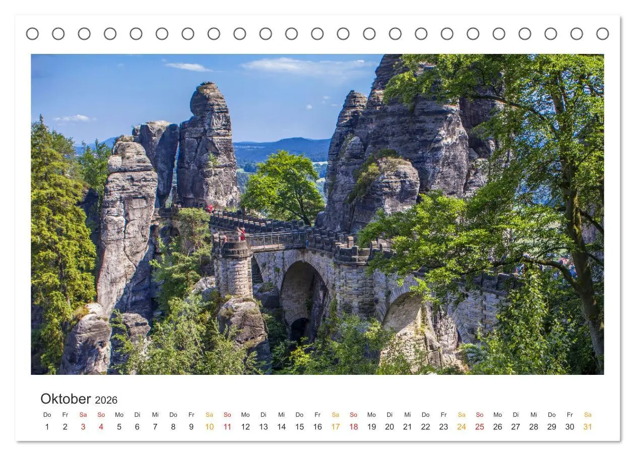 Bild: 9783457259788 | Sachsen - Land zwischen Elbe und Erzgebirge (Tischkalender 2026 DIN...