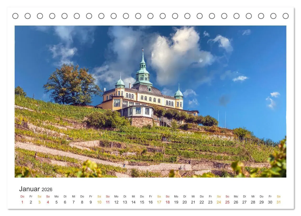 Bild: 9783457259788 | Sachsen - Land zwischen Elbe und Erzgebirge (Tischkalender 2026 DIN...