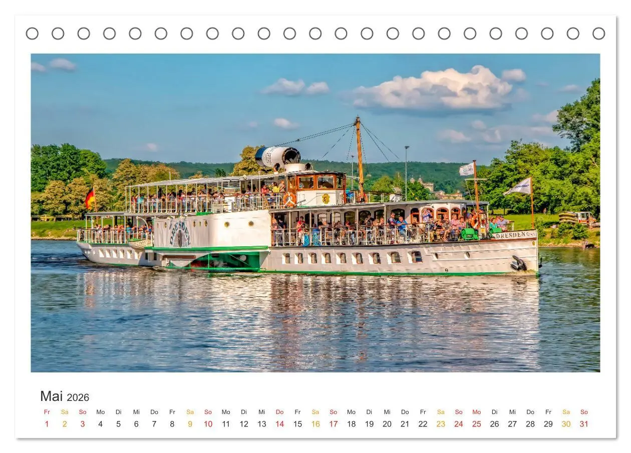 Bild: 9783457259788 | Sachsen - Land zwischen Elbe und Erzgebirge (Tischkalender 2026 DIN...