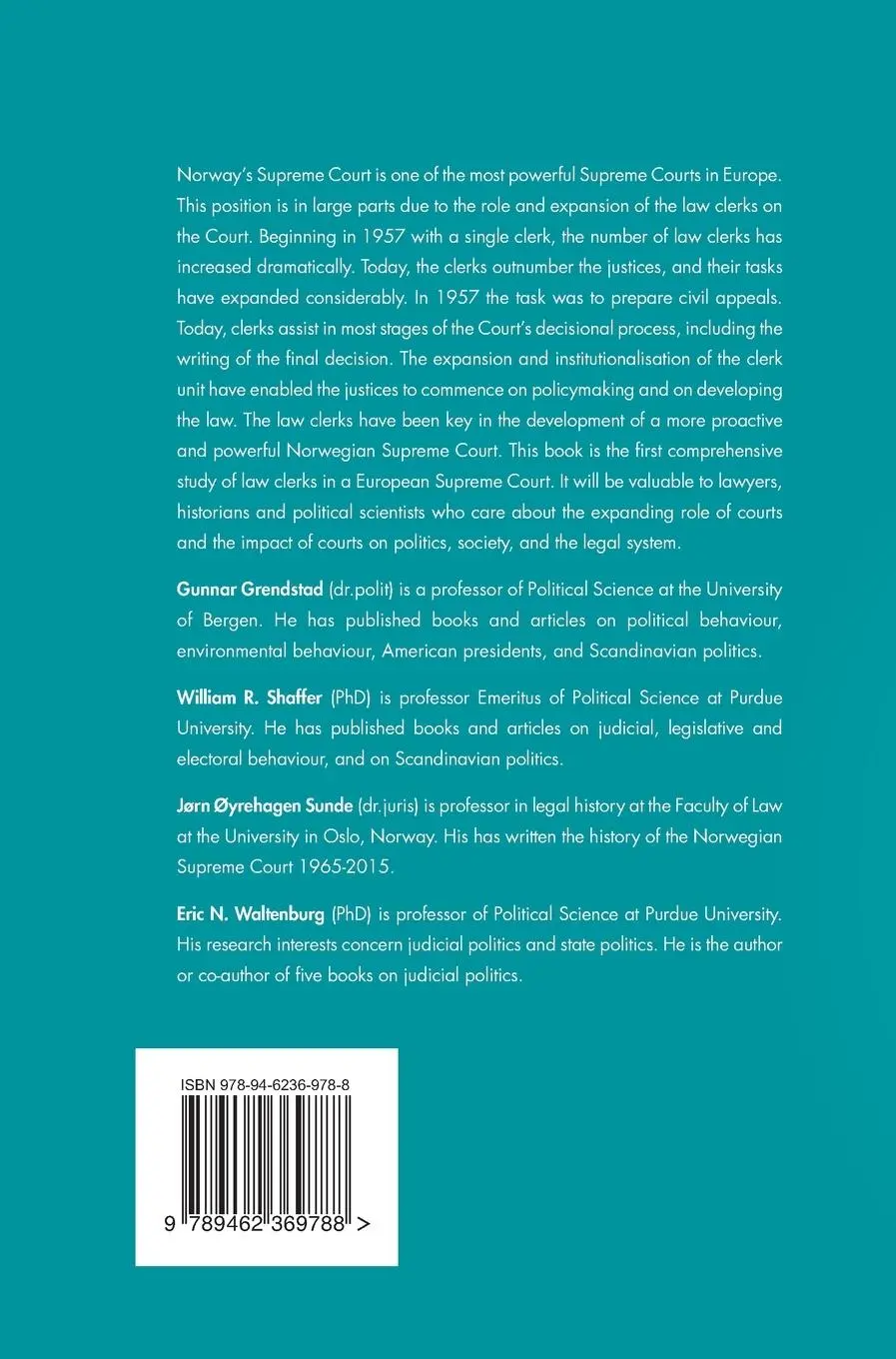 Rückseite: 9789462369788 | Proactive and Powerful | Gunnar Grendstad | Buch | Englisch | 2019