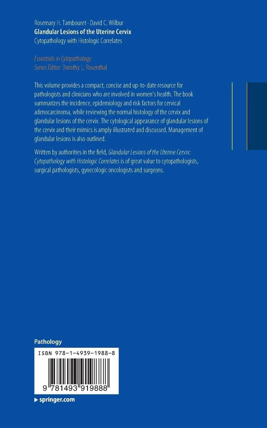 Rückseite: 9781493919888 | Glandular Lesions of the Uterine Cervix | Tambouret (u. a.) | Buch