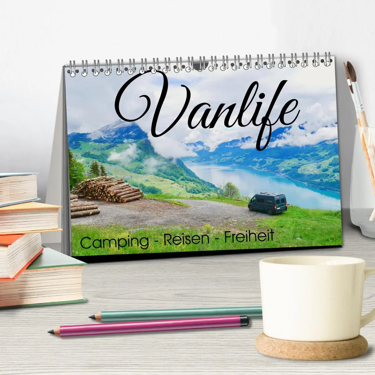 Bild: 9783457629888 | Vanlife; Camping - Freiheit - Reisen (Tischkalender 2026 DIN A5...