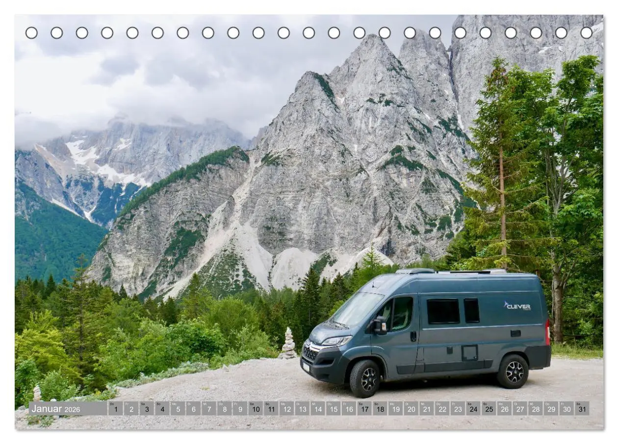 Bild: 9783457629888 | Vanlife; Camping - Freiheit - Reisen (Tischkalender 2026 DIN A5...