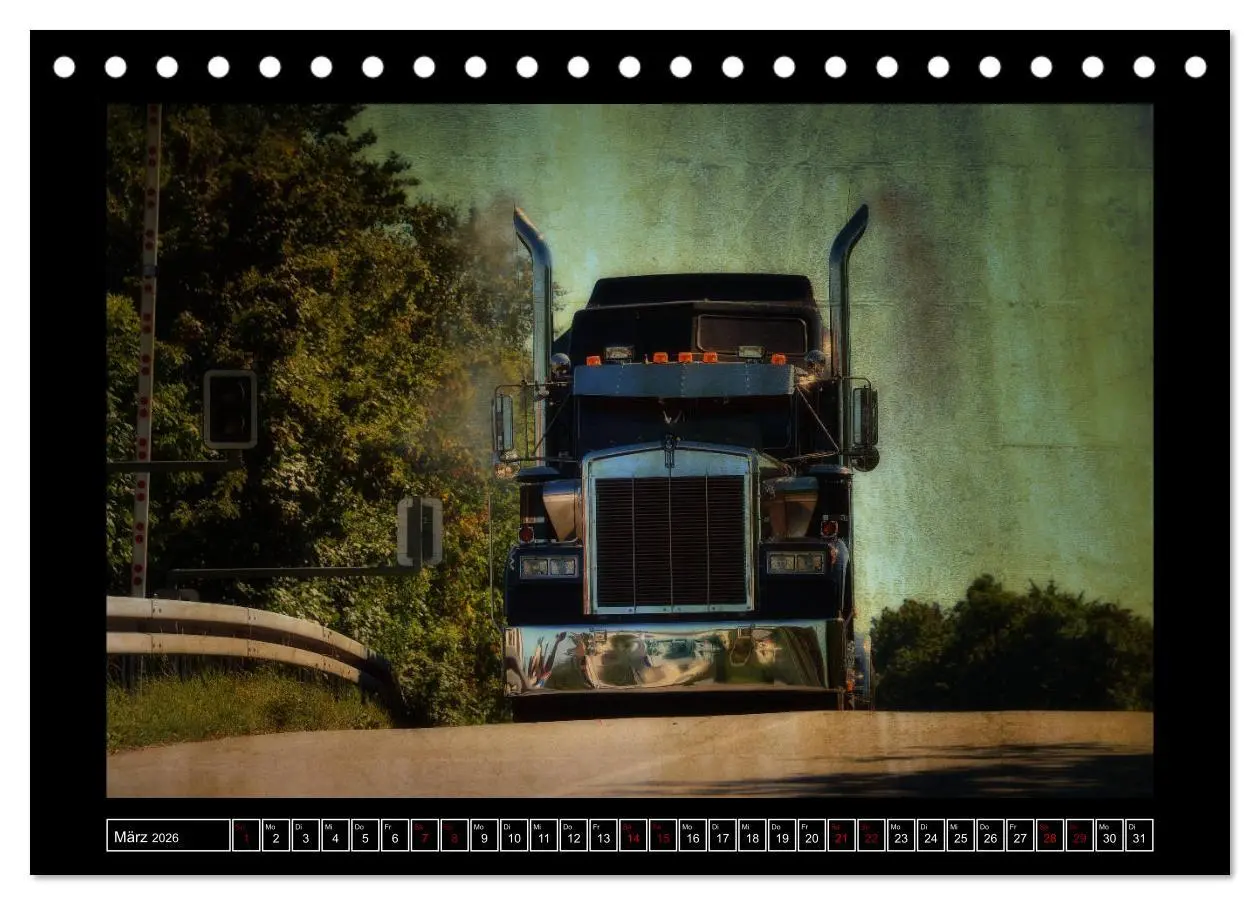 Bild: 9783457869888 | Kenworth W900 PHOTOART (Tischkalender 2026 DIN A5 quer), CALVENDO...
