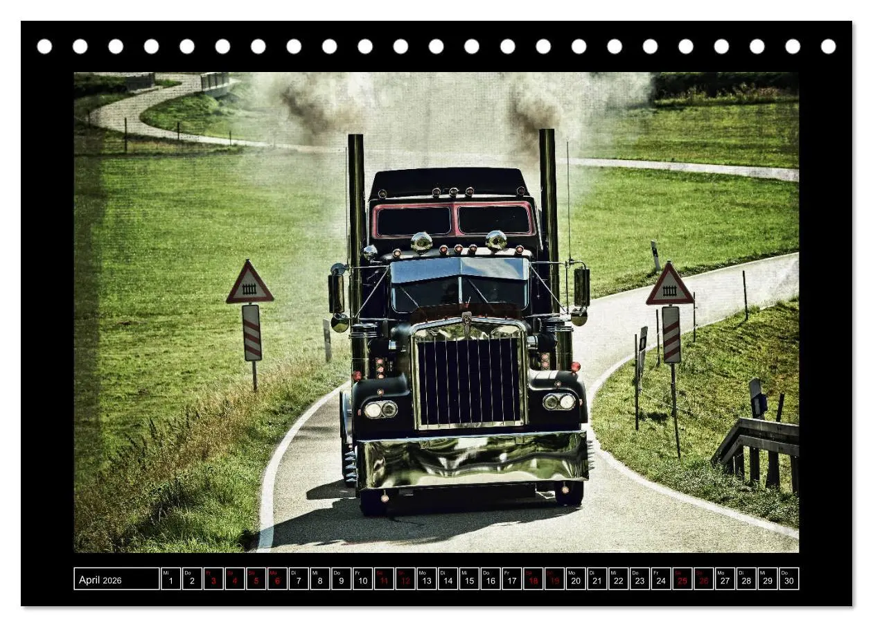 Bild: 9783457869888 | Kenworth W900 PHOTOART (Tischkalender 2026 DIN A5 quer), CALVENDO...