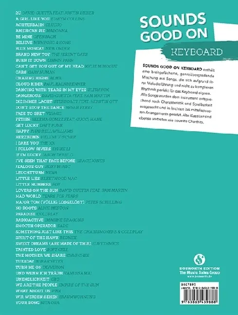 Bild: 9783865439888 | Sounds Good On Keyboard | 50 Songs Created For The Keyboard | Music