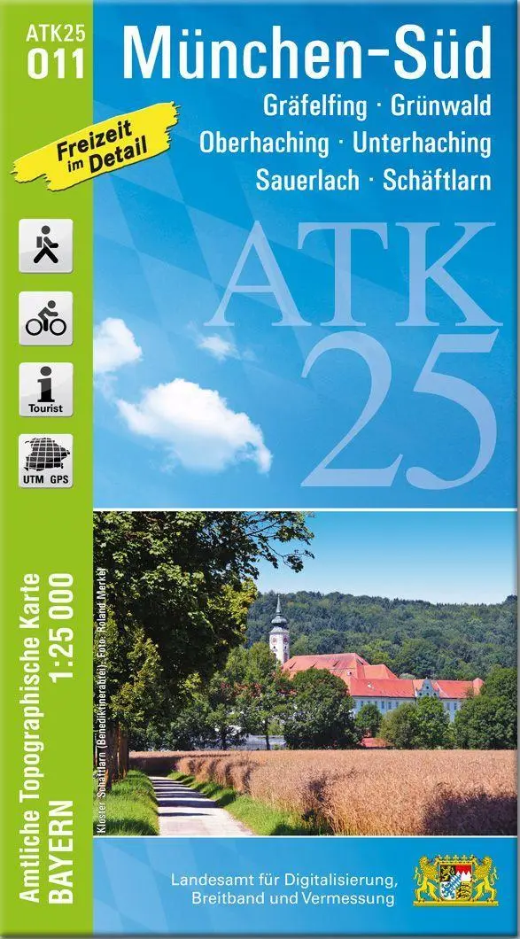 Cover: 9783899339888 | ATK25-O11 München-Süd (Amtliche Topographische Karte 1:25000) | 2024
