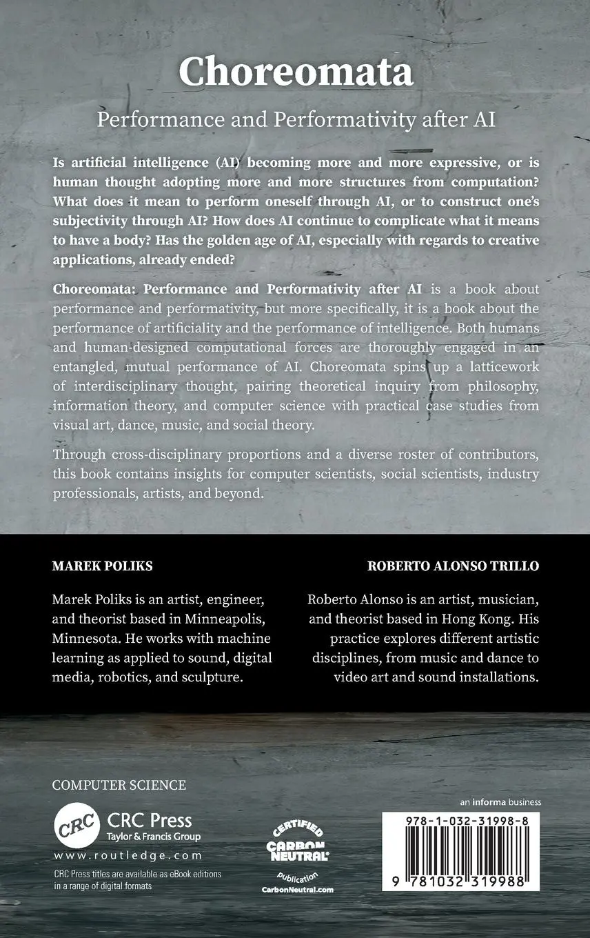 Rückseite: 9781032319988 | Choreomata | Performance and Performativity after AI | Trillo (u. a.)
