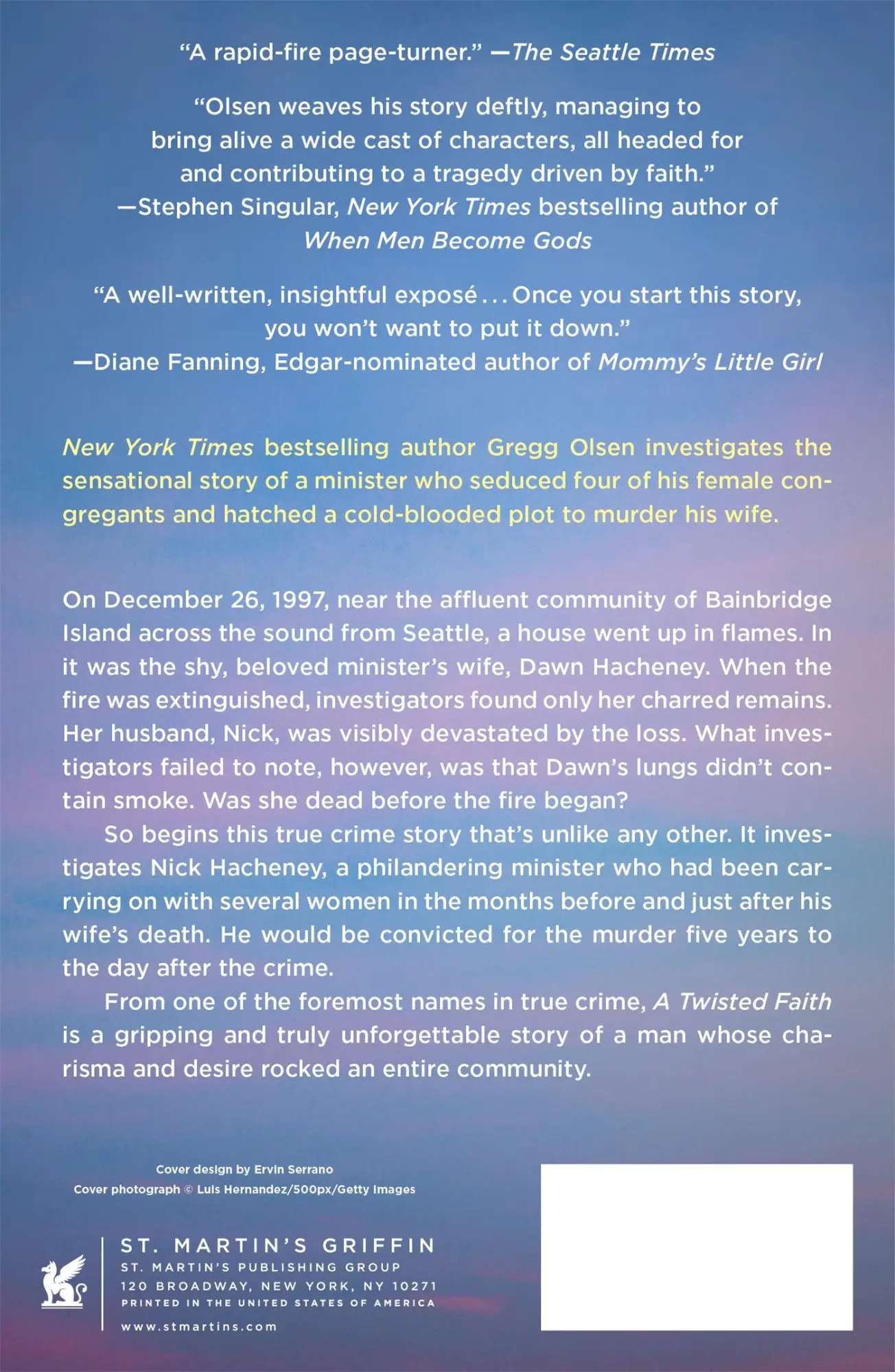 Rückseite: 9781250289988 | Twisted Faith | Gregg Olsen | Taschenbuch | Griffin | Englisch | 2023