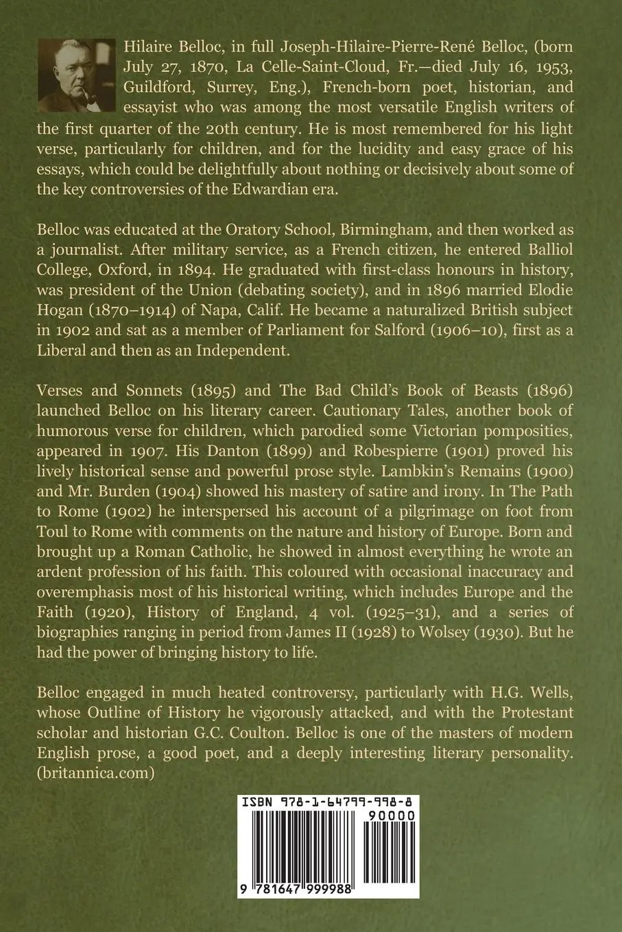 Rückseite: 9781647999988 | This and That and the Other | Hilaire Belloc | Taschenbuch | Englisch