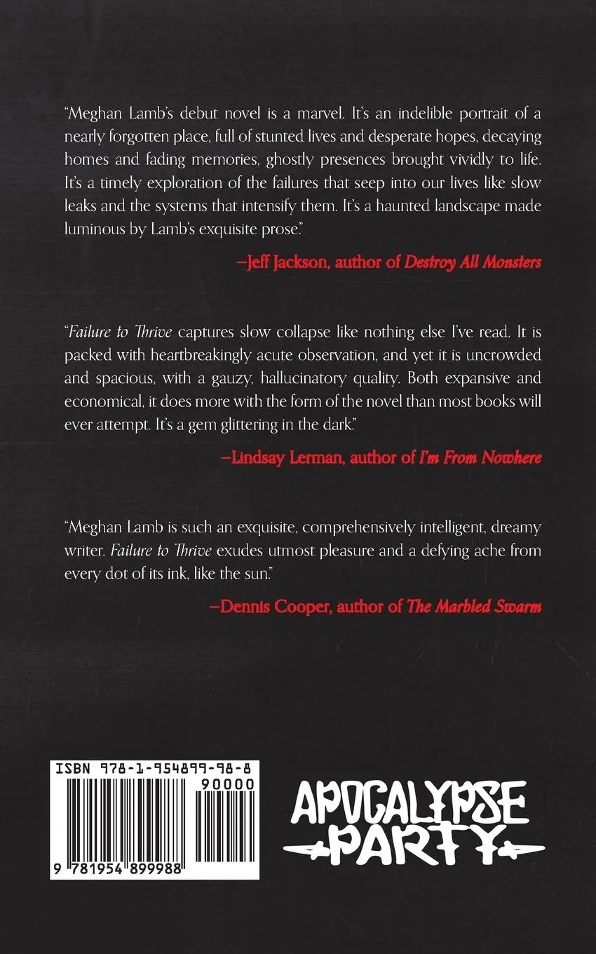 Rückseite: 9781954899988 | Failure to Thrive | Meghan Lamb | Taschenbuch | Englisch | 2021