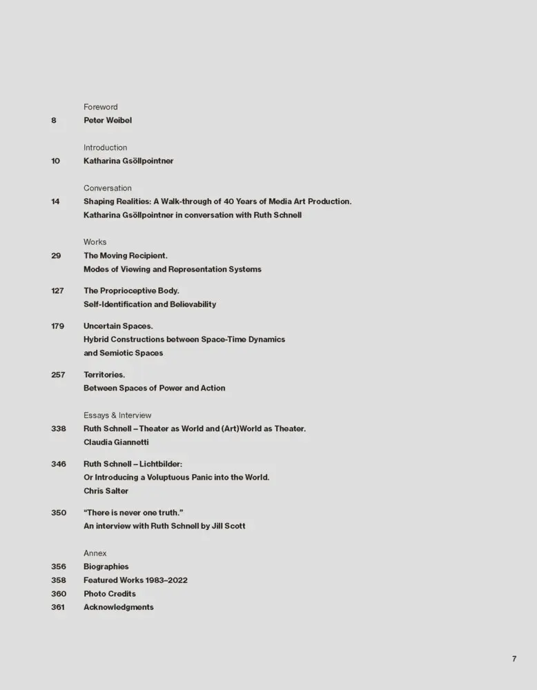 Bild: 9783111249988 | Ruth Schnell - WORKBOOK | Mirrors of the Unseen | Peter Weibel (u. a.)