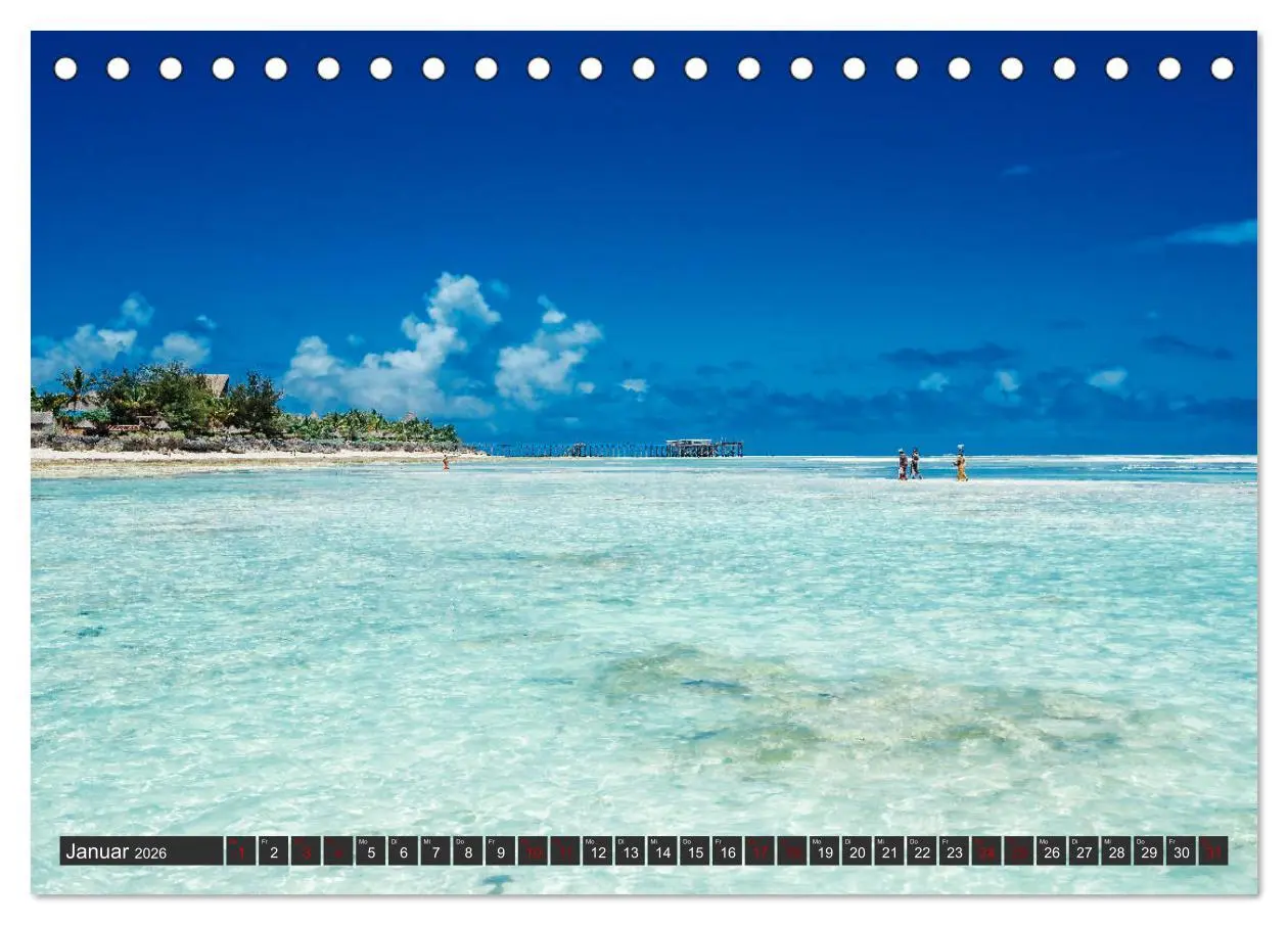 Bild: 9783457859988 | Karibu Sansibar (Tischkalender 2026 DIN A5 quer), CALVENDO...