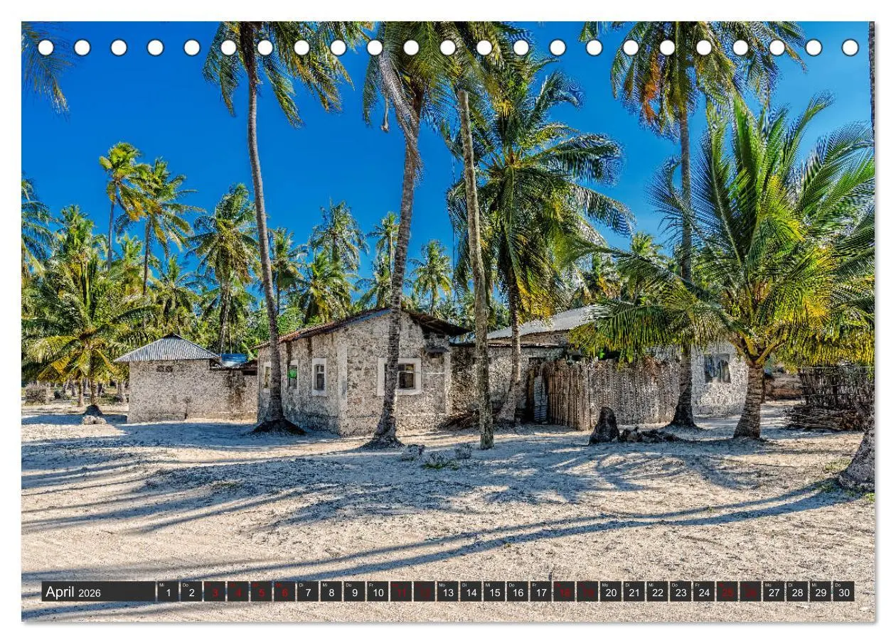 Bild: 9783457859988 | Karibu Sansibar (Tischkalender 2026 DIN A5 quer), CALVENDO...