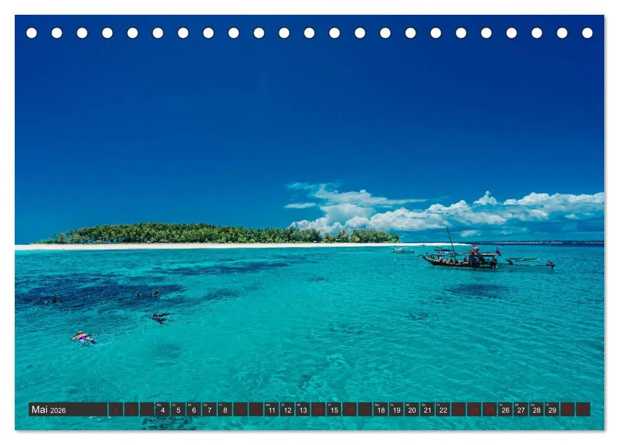 Bild: 9783457859988 | Karibu Sansibar (Tischkalender 2026 DIN A5 quer), CALVENDO...