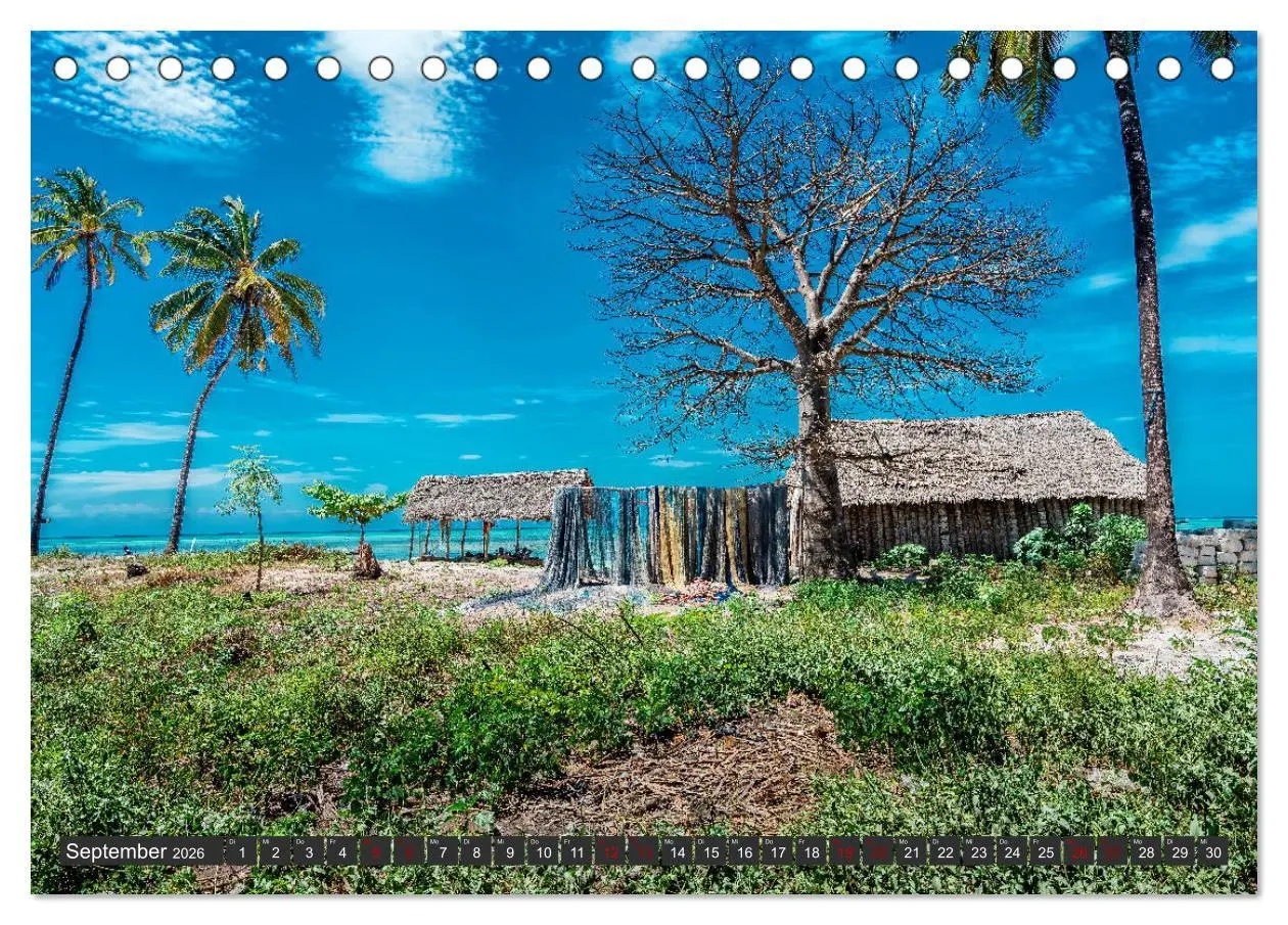 Bild: 9783457859988 | Karibu Sansibar (Tischkalender 2026 DIN A5 quer), CALVENDO...