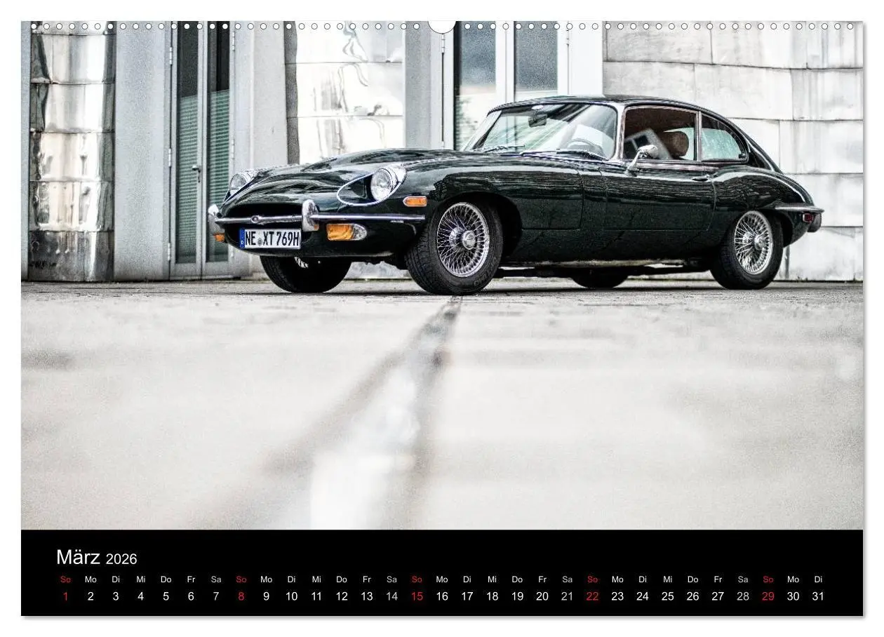 Bild: 9783516019988 | Jaguar E-Type 2026 (hochwertiger Premium Wandkalender 2026 DIN A2...