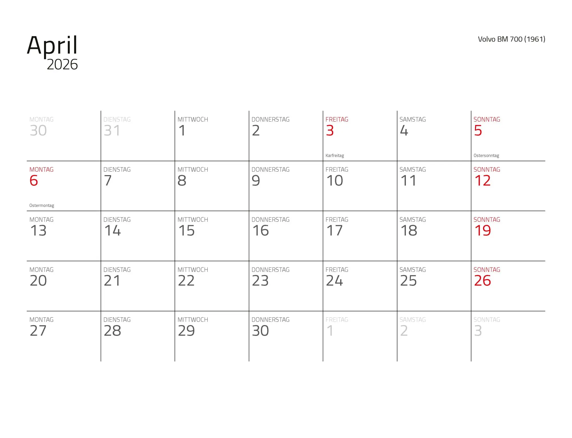 Bild: 9783966649988 | Traktor Klassiker Kalender 2026 Eintragkalender | Kalender | 14 S.
