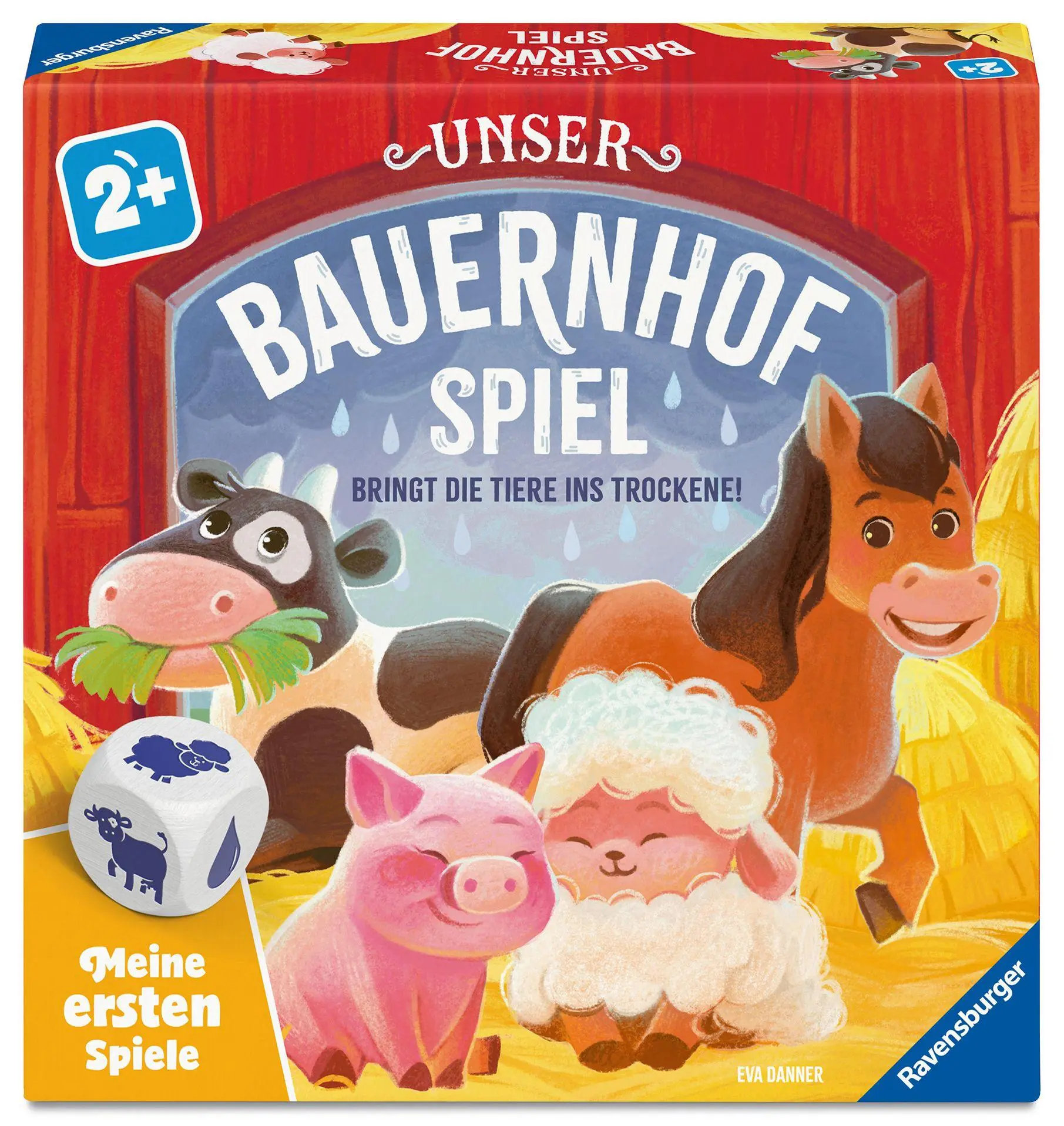 Cover: 4005555100089 | Unser Bauernhofspiel - Kinderspiel ab 2 Jahre | Eva Danner | Spiel