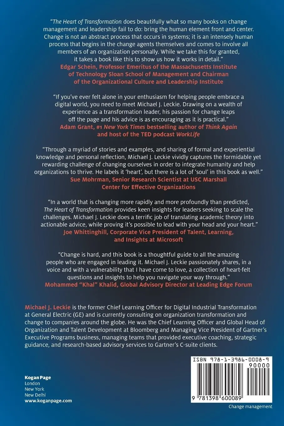 Rückseite: 9781398600089 | Heart of Transformation | Michael J Leckie | Taschenbuch | Englisch
