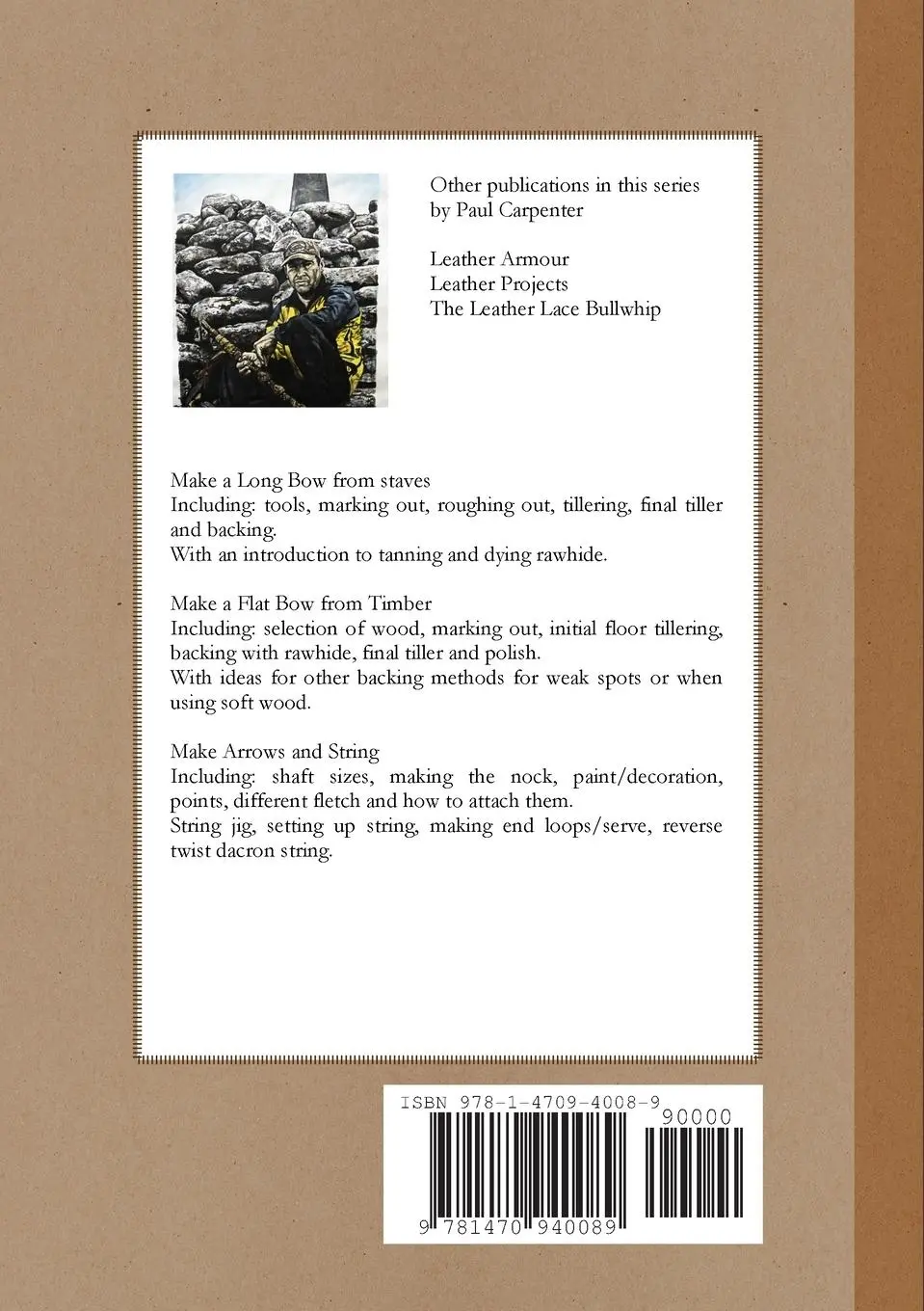 Rückseite: 9781470940089 | Bows and Arrows, Homemade | Paul Carpenter | Taschenbuch | Englisch