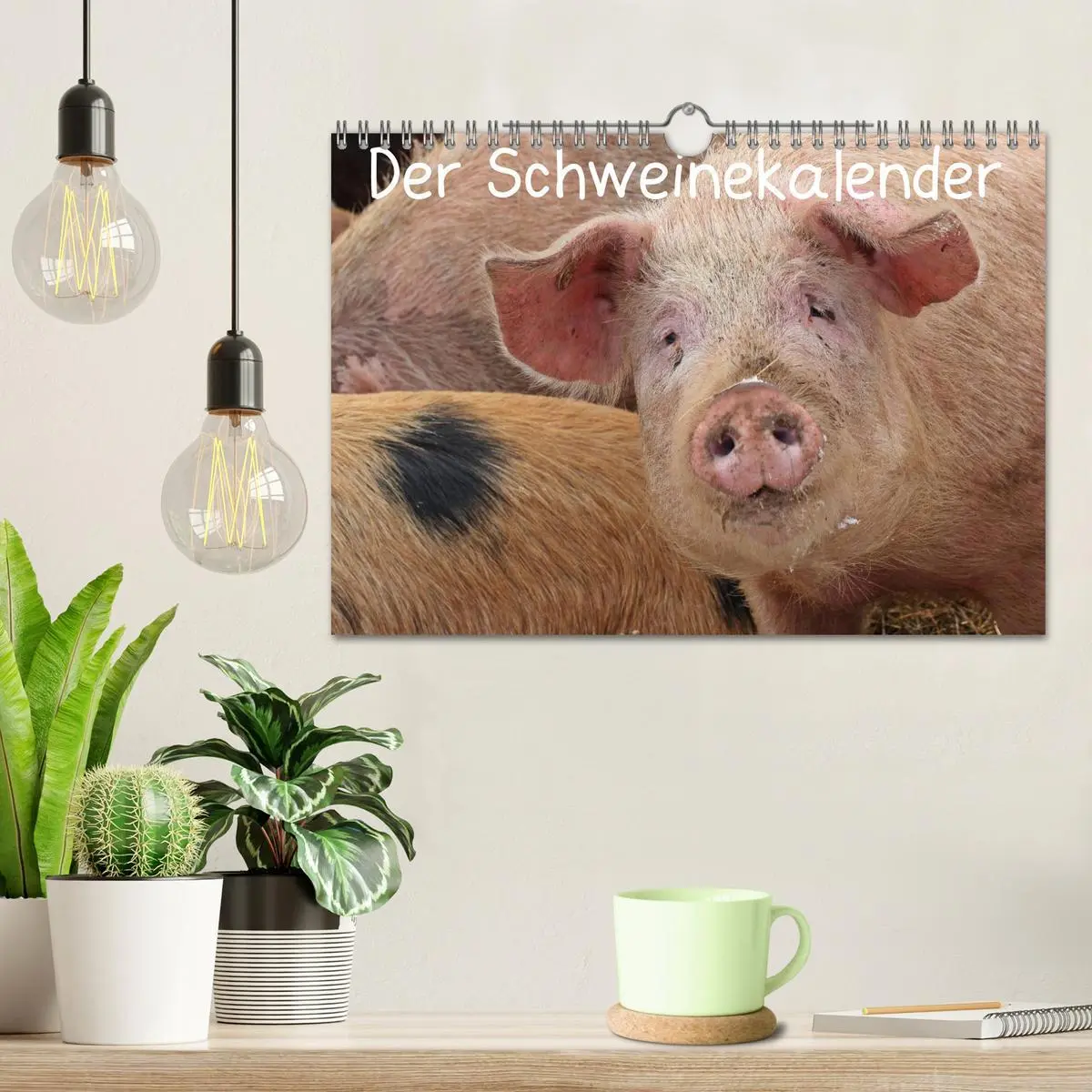 Bild: 9783457970089 | Der Schweinekalender (Wandkalender 2026 DIN A4 quer), CALVENDO...