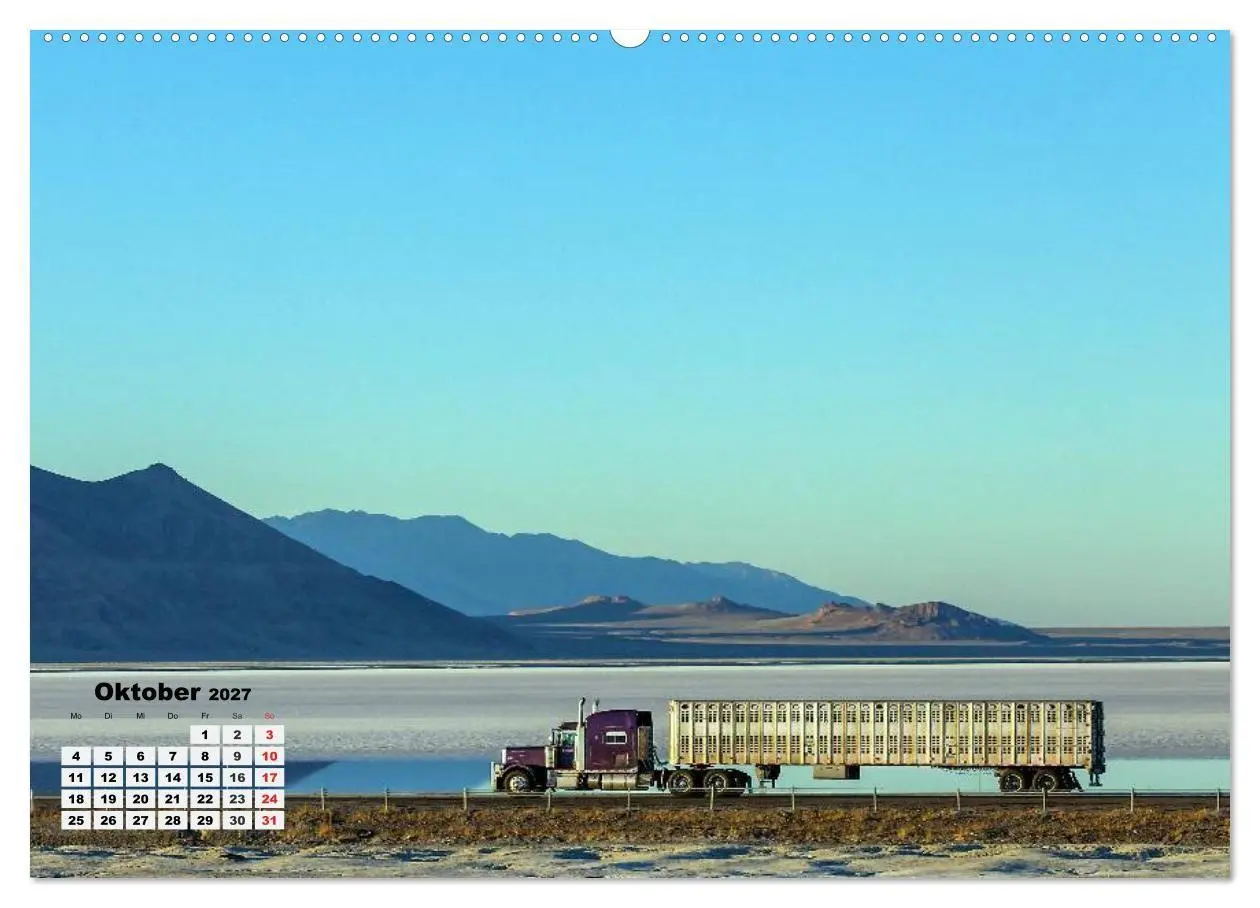Bild: 9783569910089 | US-Trucks. Faszination Langhauber (Wandkalender 2027 DIN A2 quer),...