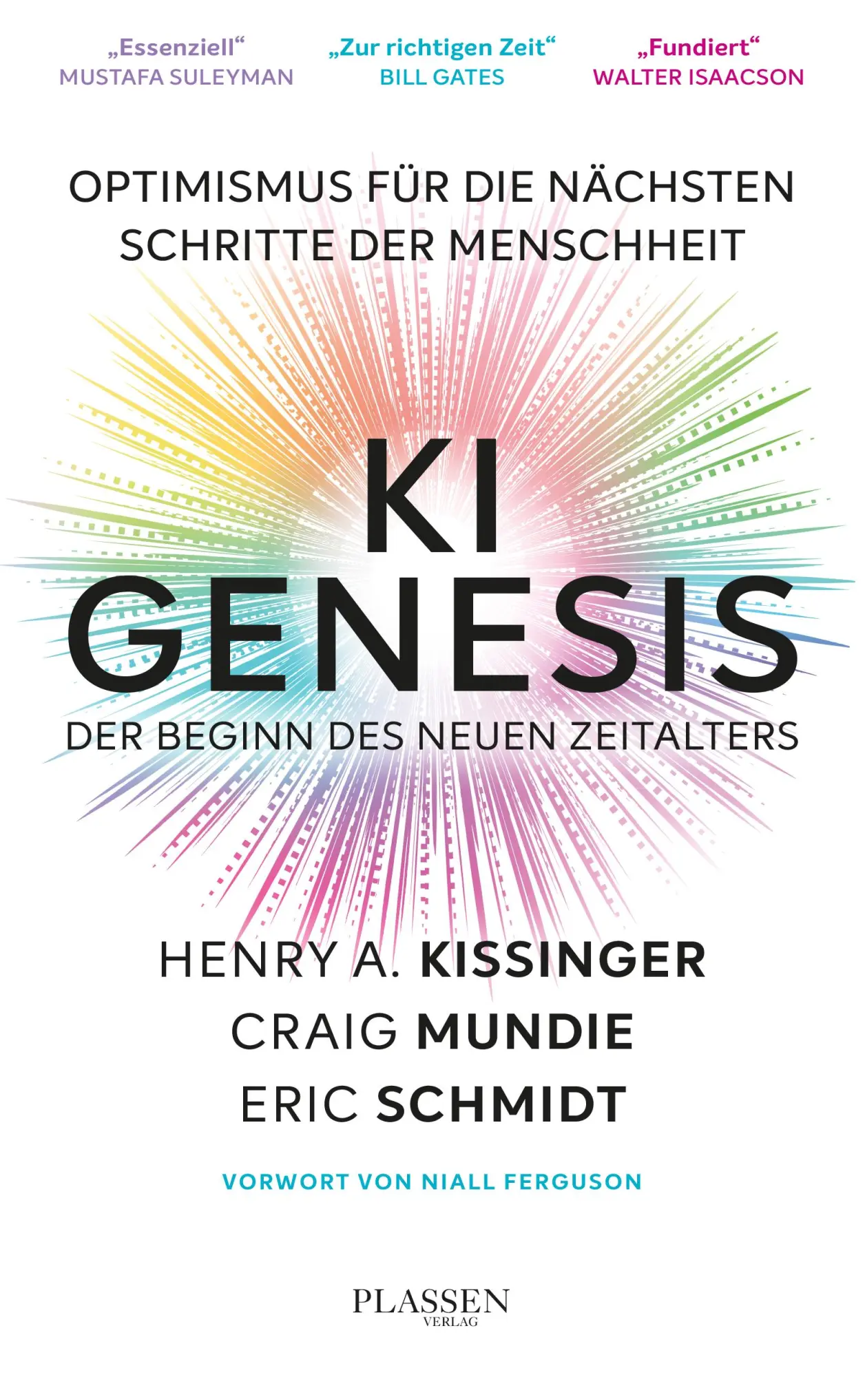 Cover: 9783689320089 | KI Genesis: Der Beginn des neuen Zeitalters | Henry Kissinger (u. a.)