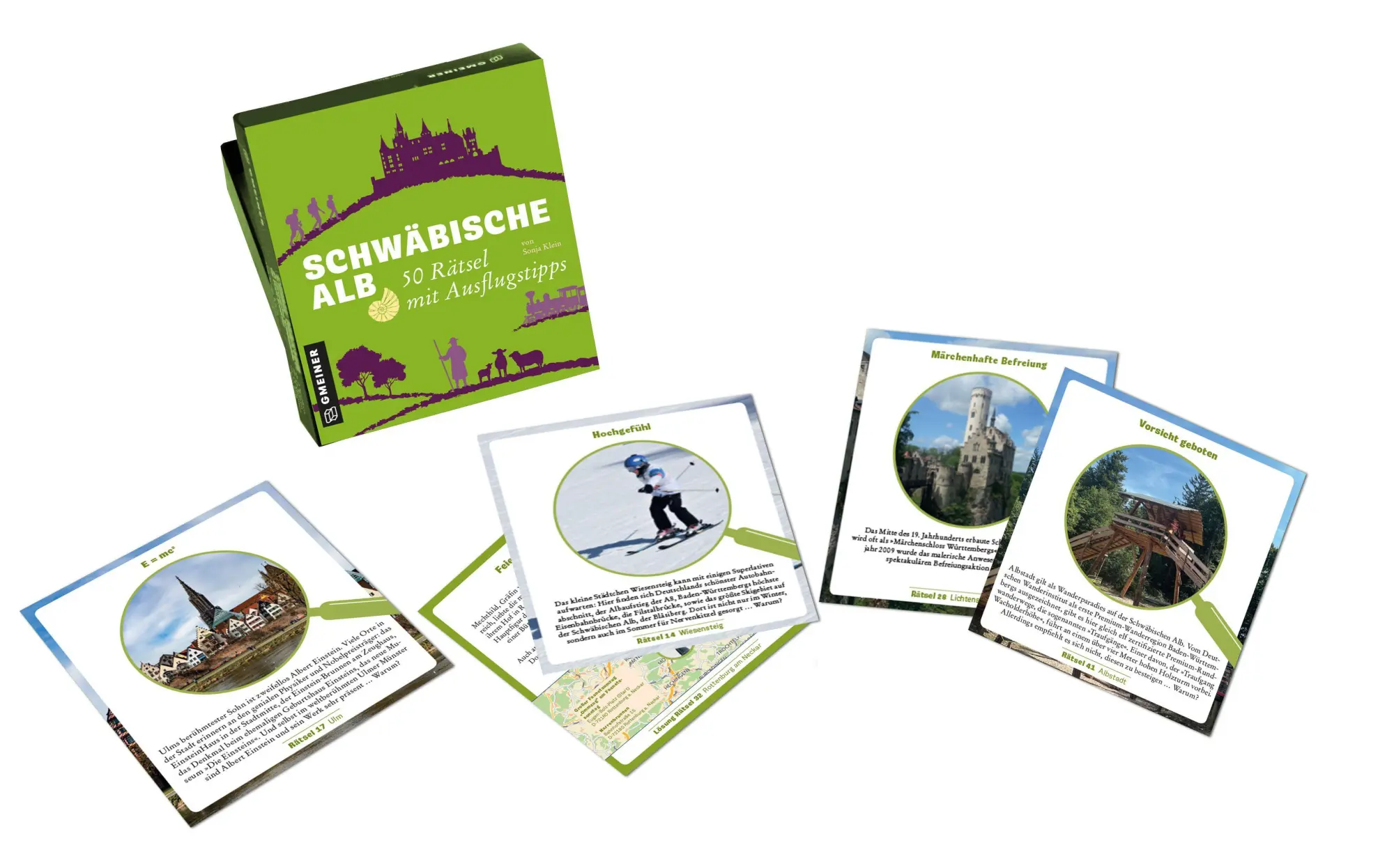 Bild: 9783839280089 | Schwäbische Alb - 50 Rätsel mit Ausflugstipps | Sonja Klein | Spiel