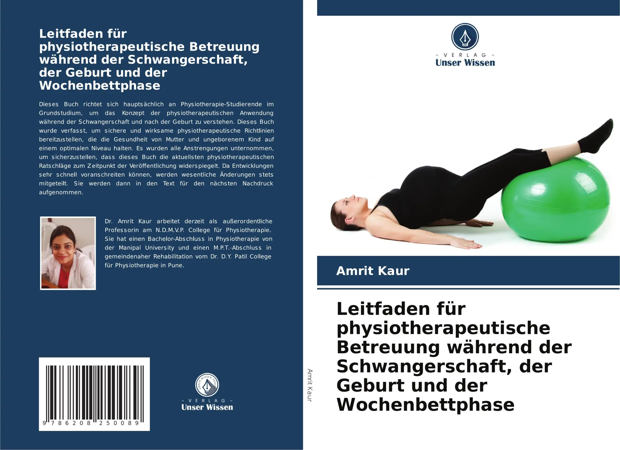 Cover: 9786208250089 | Leitfaden für physiotherapeutische Betreuung während der...