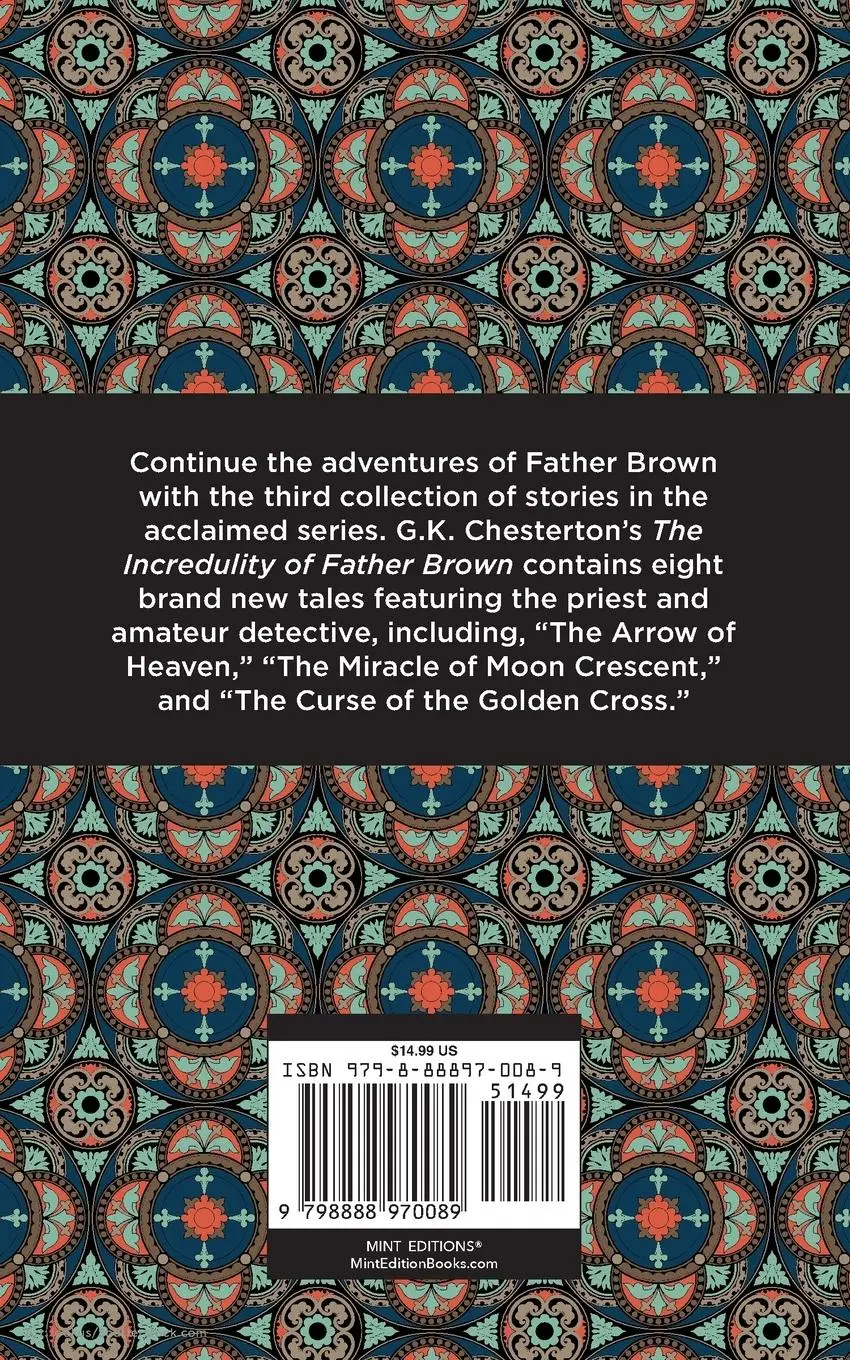 Rückseite: 9798888970089 | The Incredulity of Father Brown | G. K. Chesterton | Taschenbuch
