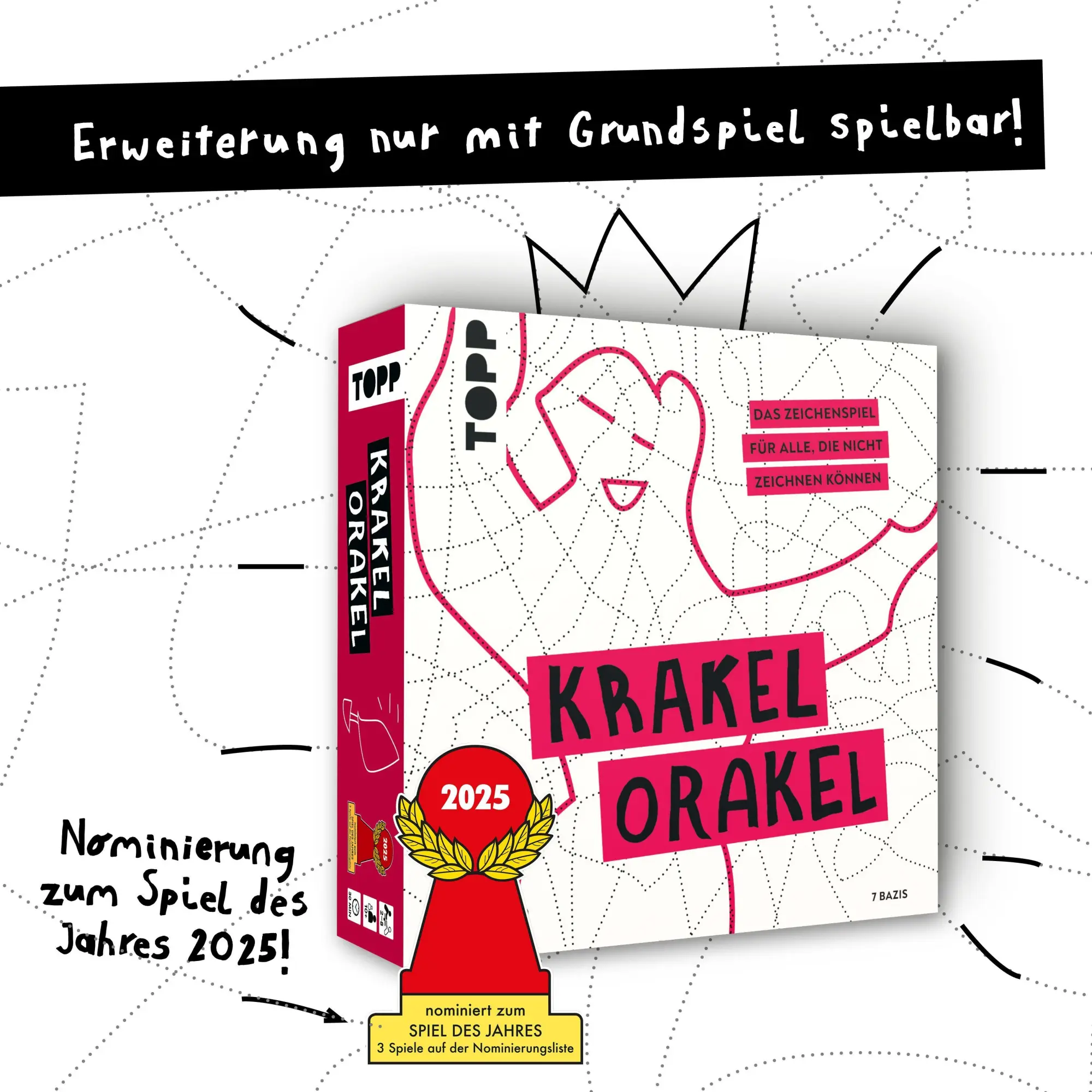 Bild: 4007742170189 | Krakel-Orakel Ü18-Erweiterung - Heiße Orakelkarten, neue Krakelstifte