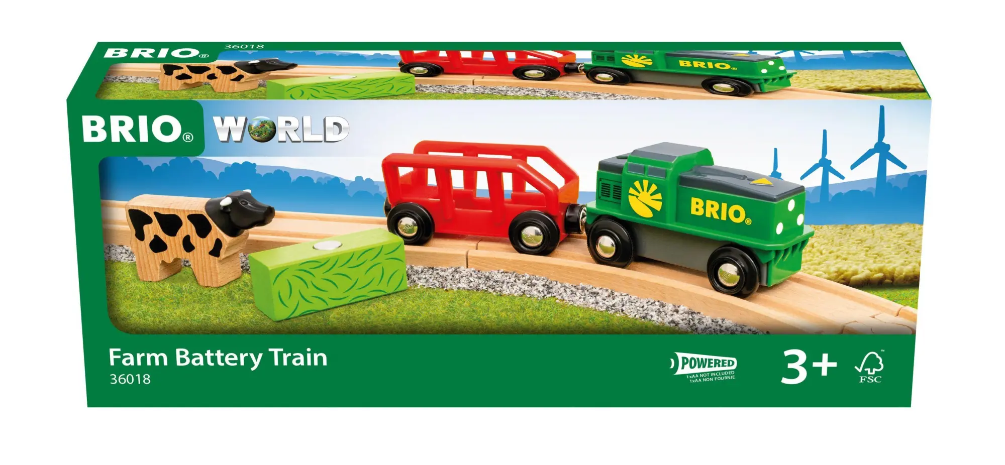 Cover: 7312350360189 | BRIO World - 36018 Bauernhof-Batteriezug Batteriebetriebene...