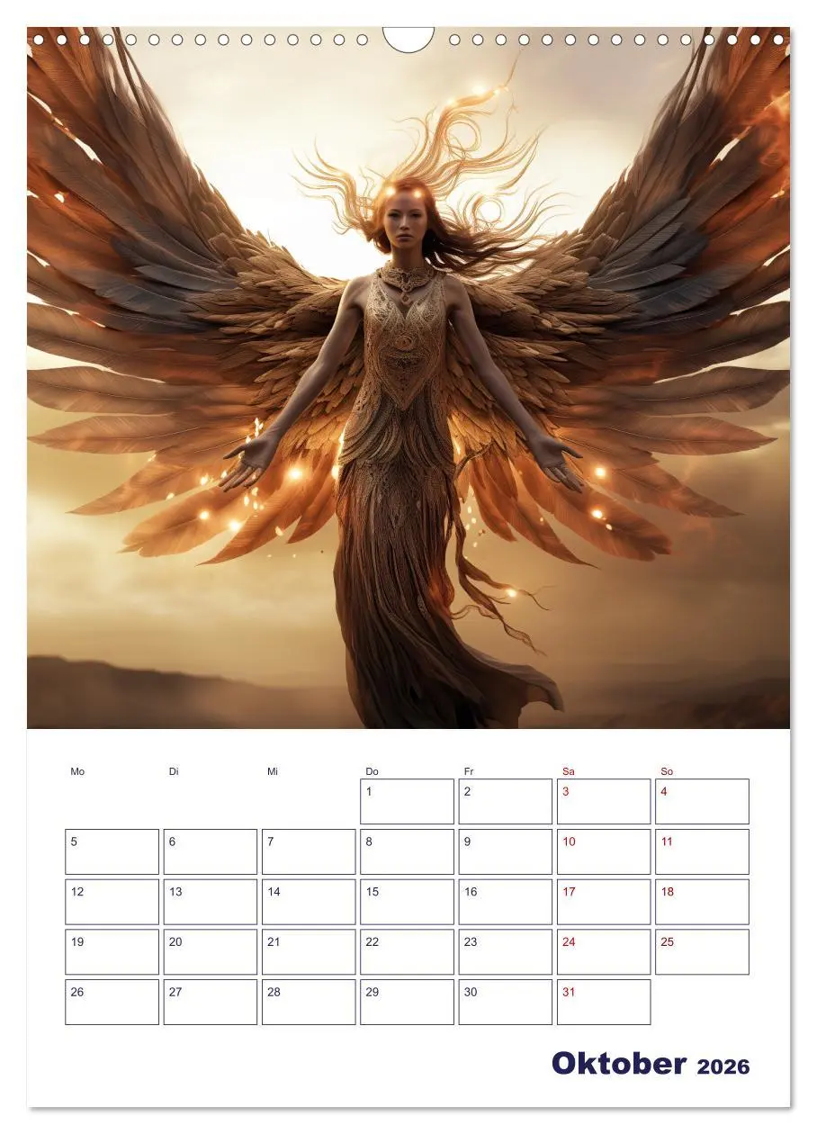 Bild: 9783516290189 | Die reine Schönheit der Engel (Wandkalender 2026 DIN A3 hoch),...