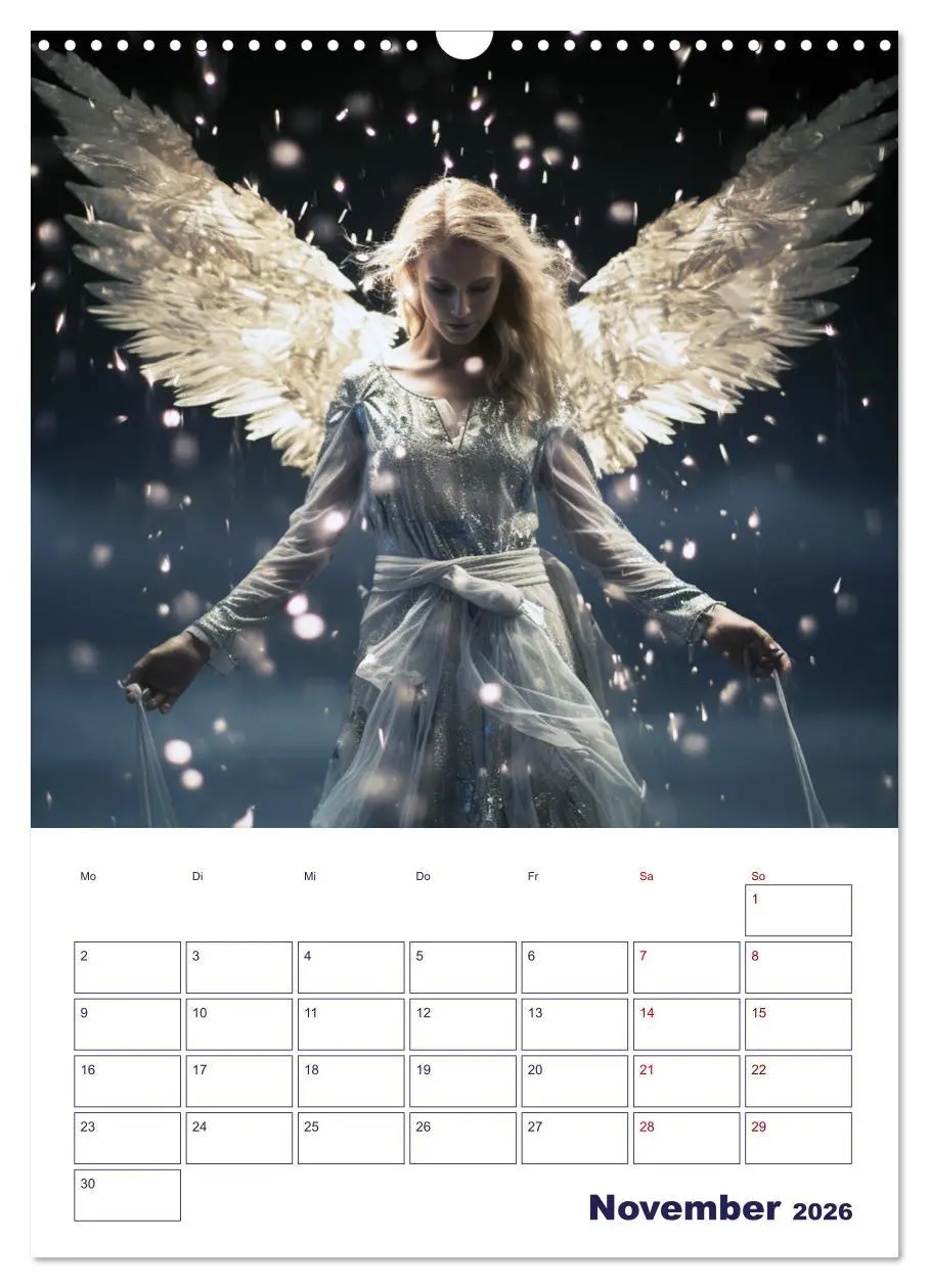 Bild: 9783516290189 | Die reine Schönheit der Engel (Wandkalender 2026 DIN A3 hoch),...