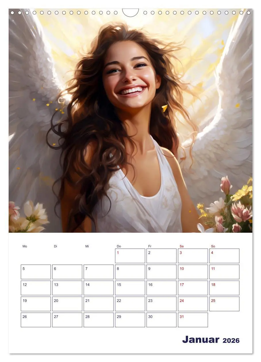 Bild: 9783516290189 | Die reine Schönheit der Engel (Wandkalender 2026 DIN A3 hoch),...
