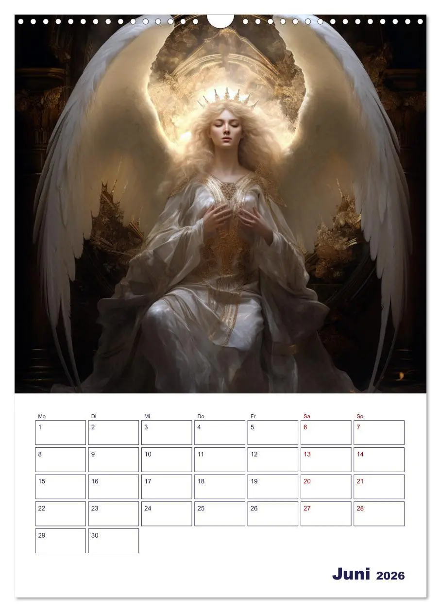 Bild: 9783516290189 | Die reine Schönheit der Engel (Wandkalender 2026 DIN A3 hoch),...