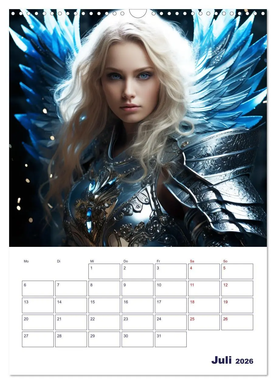 Bild: 9783516290189 | Die reine Schönheit der Engel (Wandkalender 2026 DIN A3 hoch),...